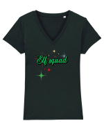 Elf squad Tricou mânecă scurtă guler V Damă Evoker