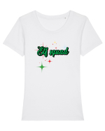 Elf squad Tricou mânecă scurtă guler larg fitted Damă Expresser