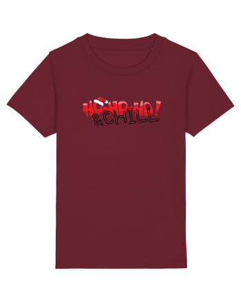 HO-HO-HO & CHILL  Burgundy