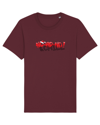 HO-HO-HO & CHILL  Burgundy
