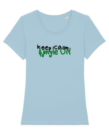 Keep calm&jingle on Sky Blue