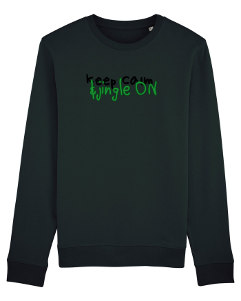 Keep calm&jingle on Black