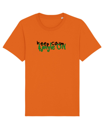 Keep calm&jingle on Bright Orange