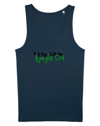 Keep calm&jingle on Navy