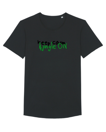 Keep calm&jingle on Black