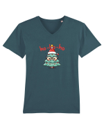 HO-HO-HO  Tricou mânecă scurtă guler V Bărbat Presenter