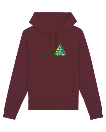 Merry Christmas  Burgundy