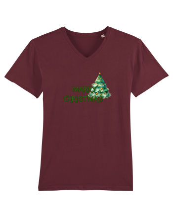 Merry Christmas  Burgundy