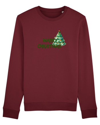 Merry Christmas  Burgundy