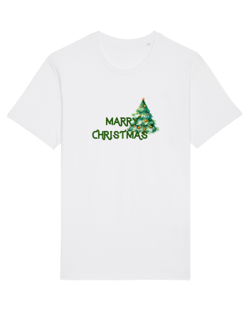 Merry Christmas  White