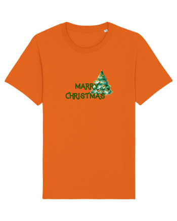 Merry Christmas  Bright Orange