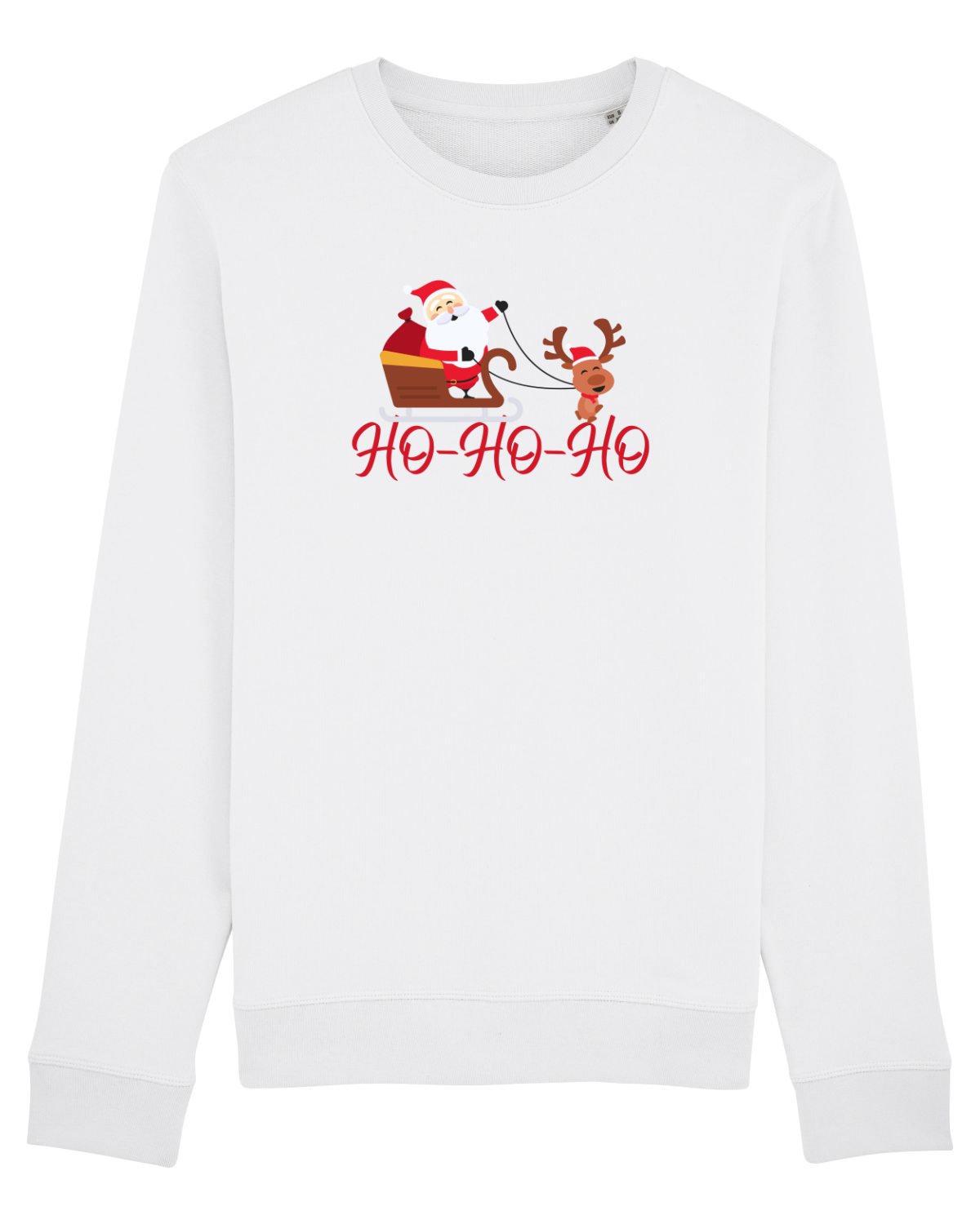 Bluză mânecă lungă Unisex Rise White