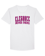Elegante never fades  Tricou mânecă scurtă guler larg Bărbat Skater
