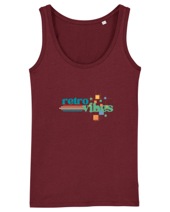 Retro vibse Burgundy