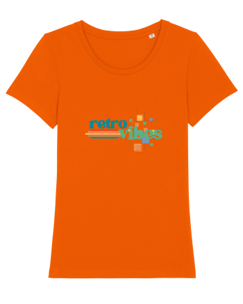 Retro vibse Bright Orange