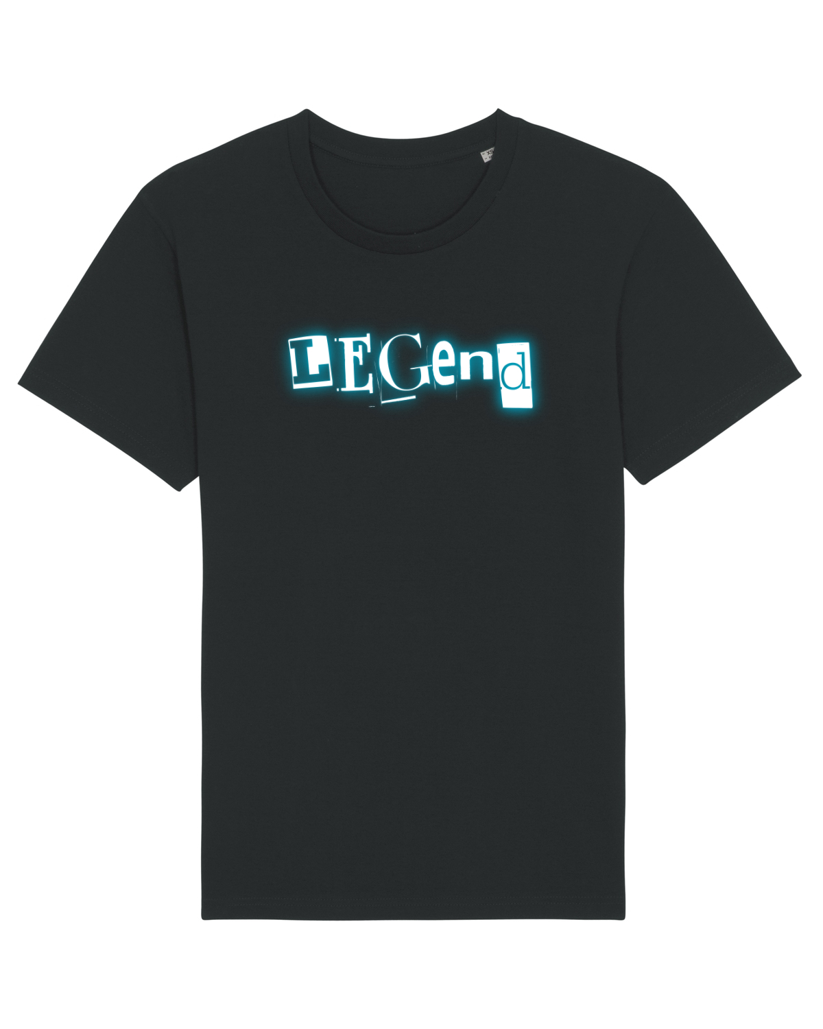 Tricou mânecă scurtă Unisex Rocker Black