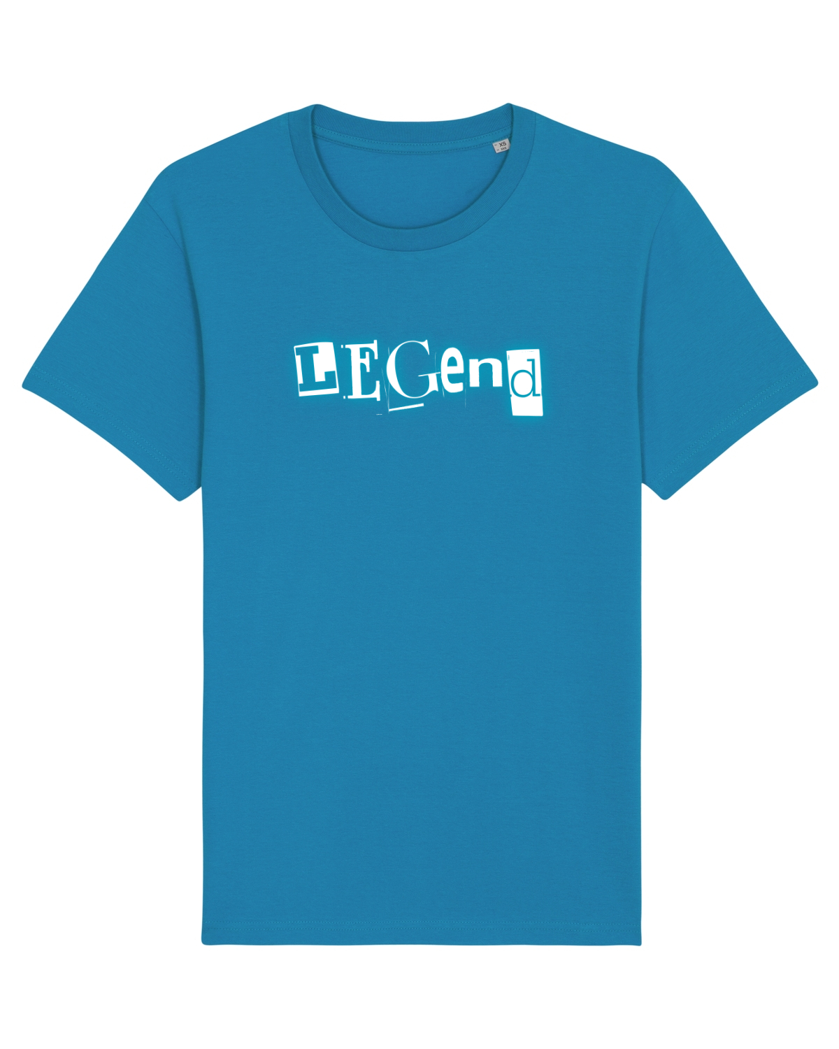 Tricou mânecă scurtă Unisex Rocker Azur
