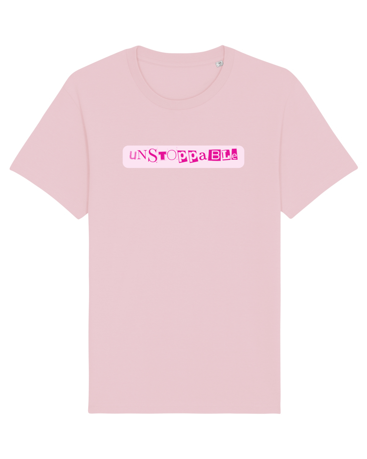 Tricou mânecă scurtă Unisex Rocker Cotton Pink