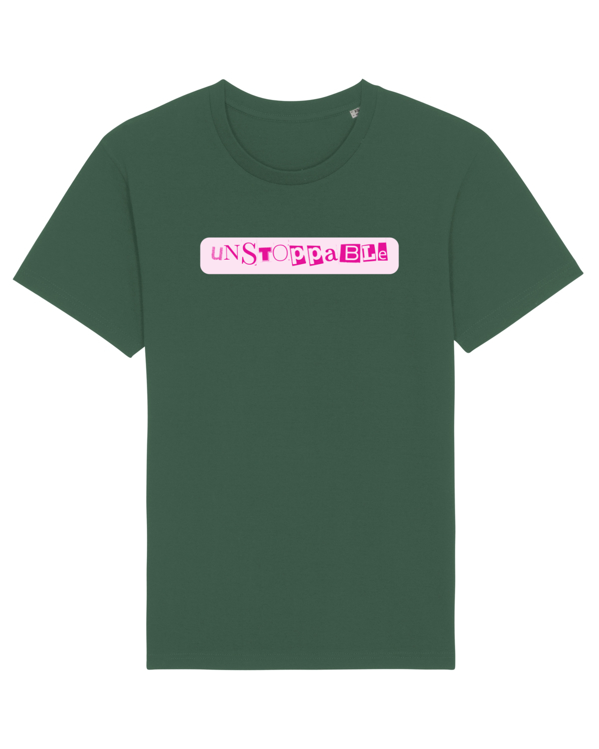 Tricou mânecă scurtă Unisex Rocker Bottle Green