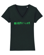 Hibernate  Tricou mânecă scurtă guler V Damă Evoker