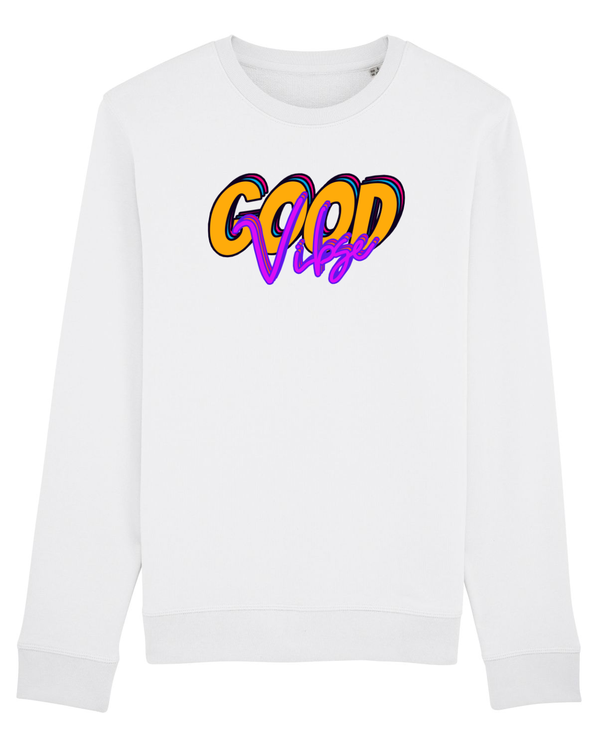 Bluză mânecă lungă Unisex Rise White