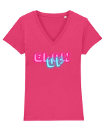 Glow up Tricou mânecă scurtă guler V Damă Evoker