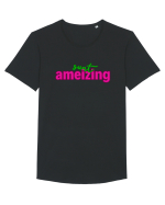 Sunt ameizing  Tricou mânecă scurtă guler larg Bărbat Skater