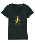 MA BUCUR CA TE VAD!  - BANANA BUCUROASA Tricou mânecă scurtă guler V Damă Evoker