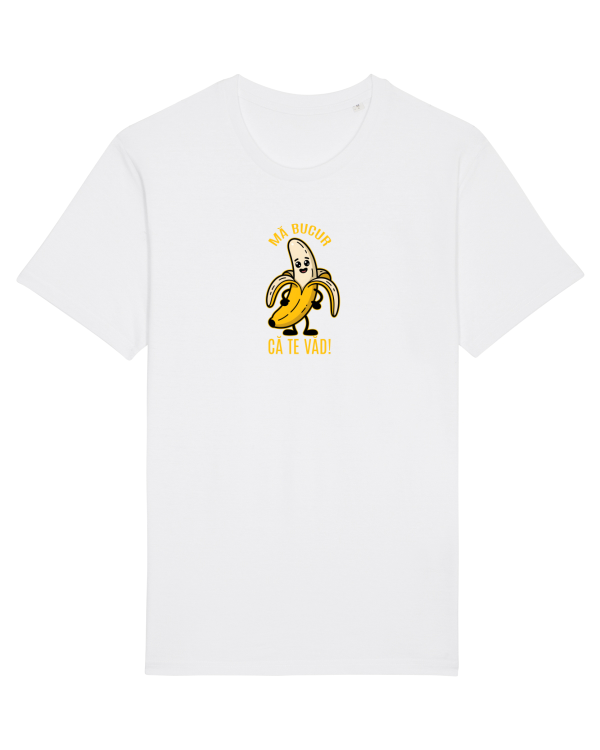Tricou mânecă scurtă Unisex Rocker White