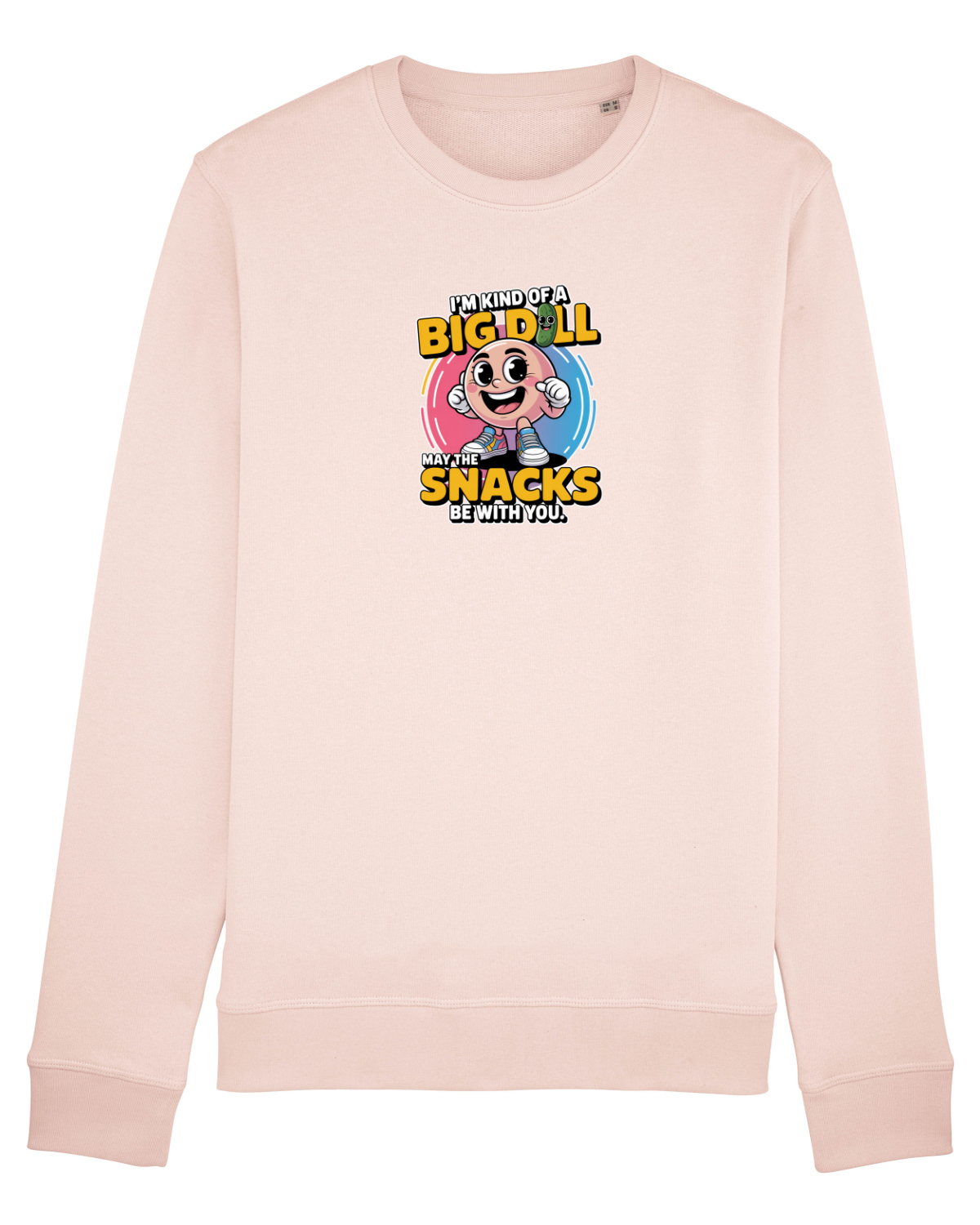 Bluză mânecă lungă Unisex Rise Candy Pink