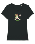 BROCCO LEE - ARTE MARTIALE - BROCCOLI Tricou mânecă scurtă guler larg fitted Damă Expresser
