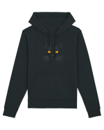 PISICA NEAGRA OCHI PORTOCALII Hanorac Unisex Drummer