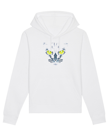 PISICA OCHI VERZI White