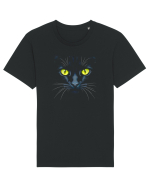 PISICA OCHI VERZI Tricou mânecă scurtă Unisex Rocker
