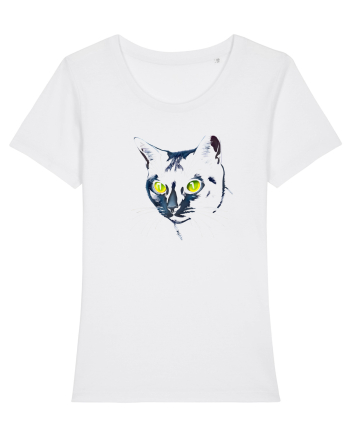 PISICA OCHI VERZI 2 White
