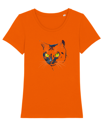 PISICA OCHI VERZI 2 Bright Orange