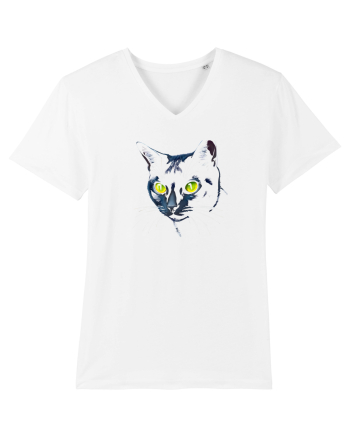 PISICA OCHI VERZI 2 White