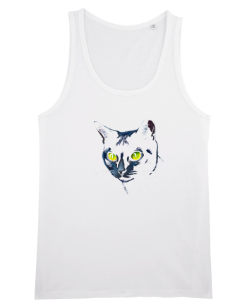 PISICA OCHI VERZI 2 White