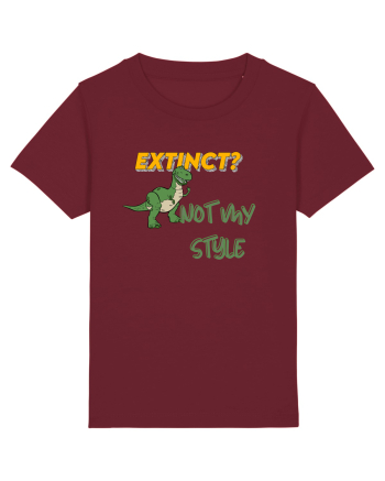 Extinct? Not my style  Burgundy