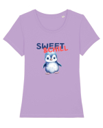 SWEET&CHILL Tricou mânecă scurtă guler larg fitted Damă Expresser