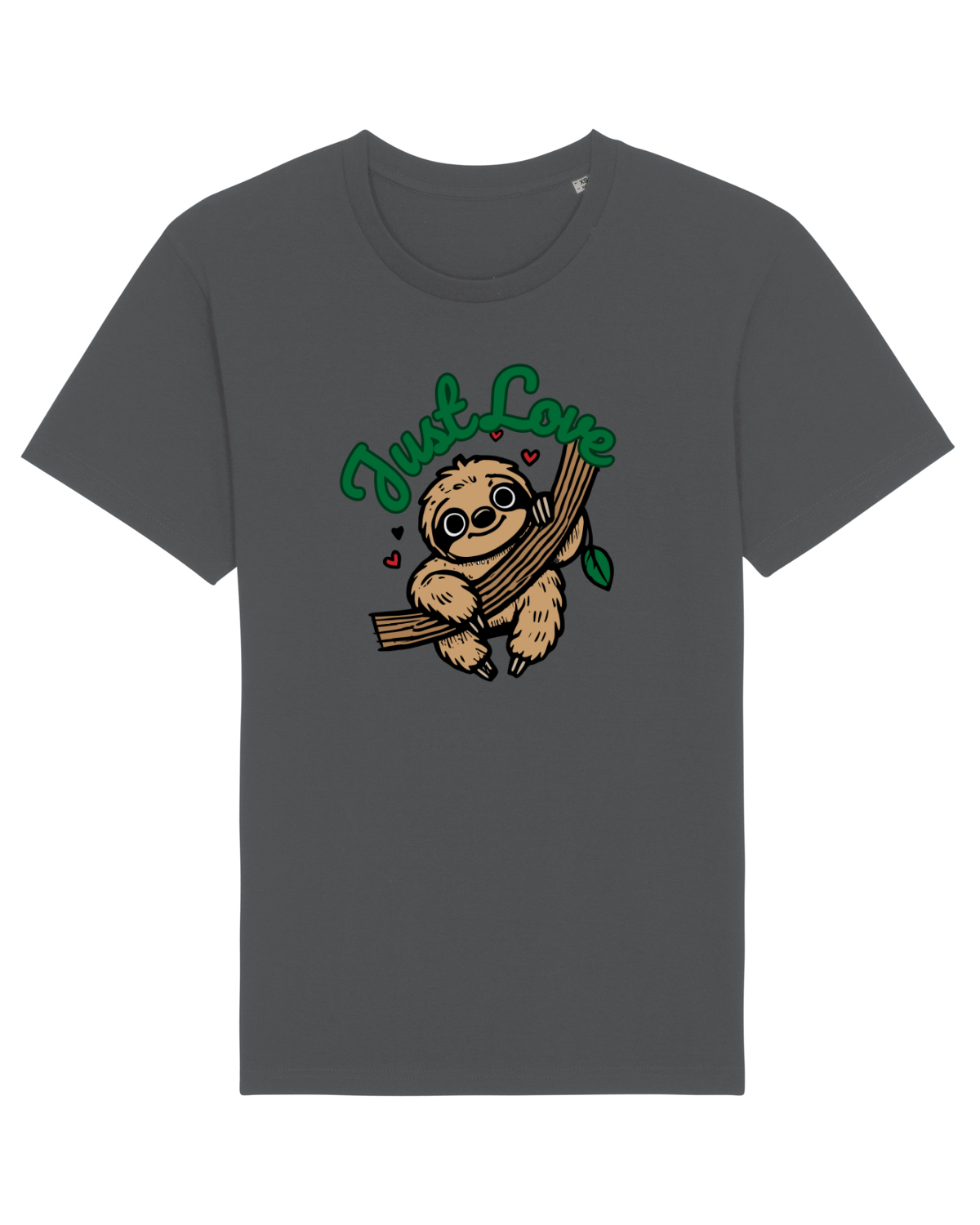 Tricou mânecă scurtă Unisex Rocker Anthracite