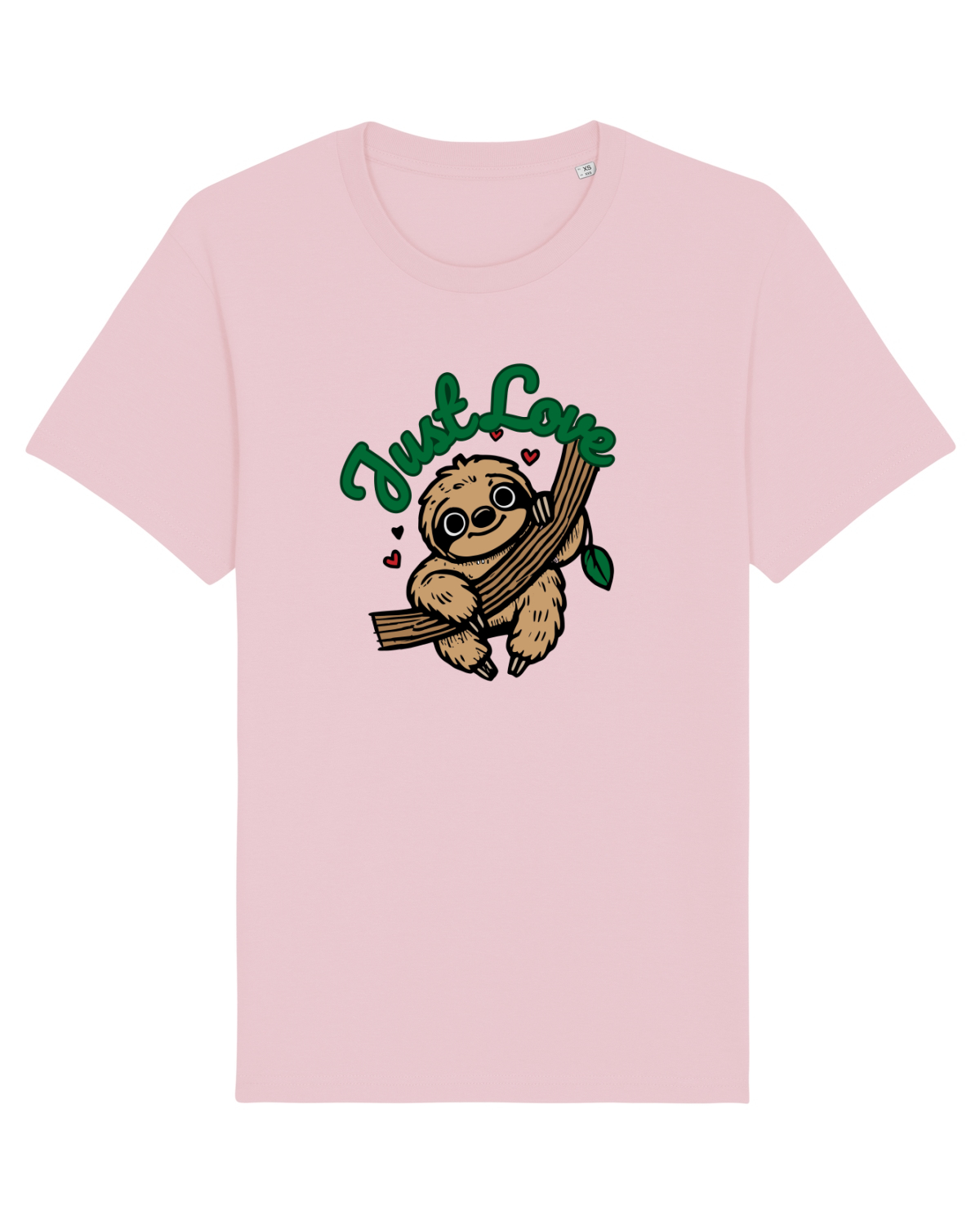 Tricou mânecă scurtă Unisex Rocker Cotton Pink