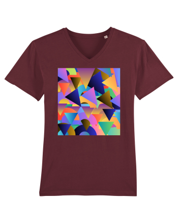 Abstract  Burgundy