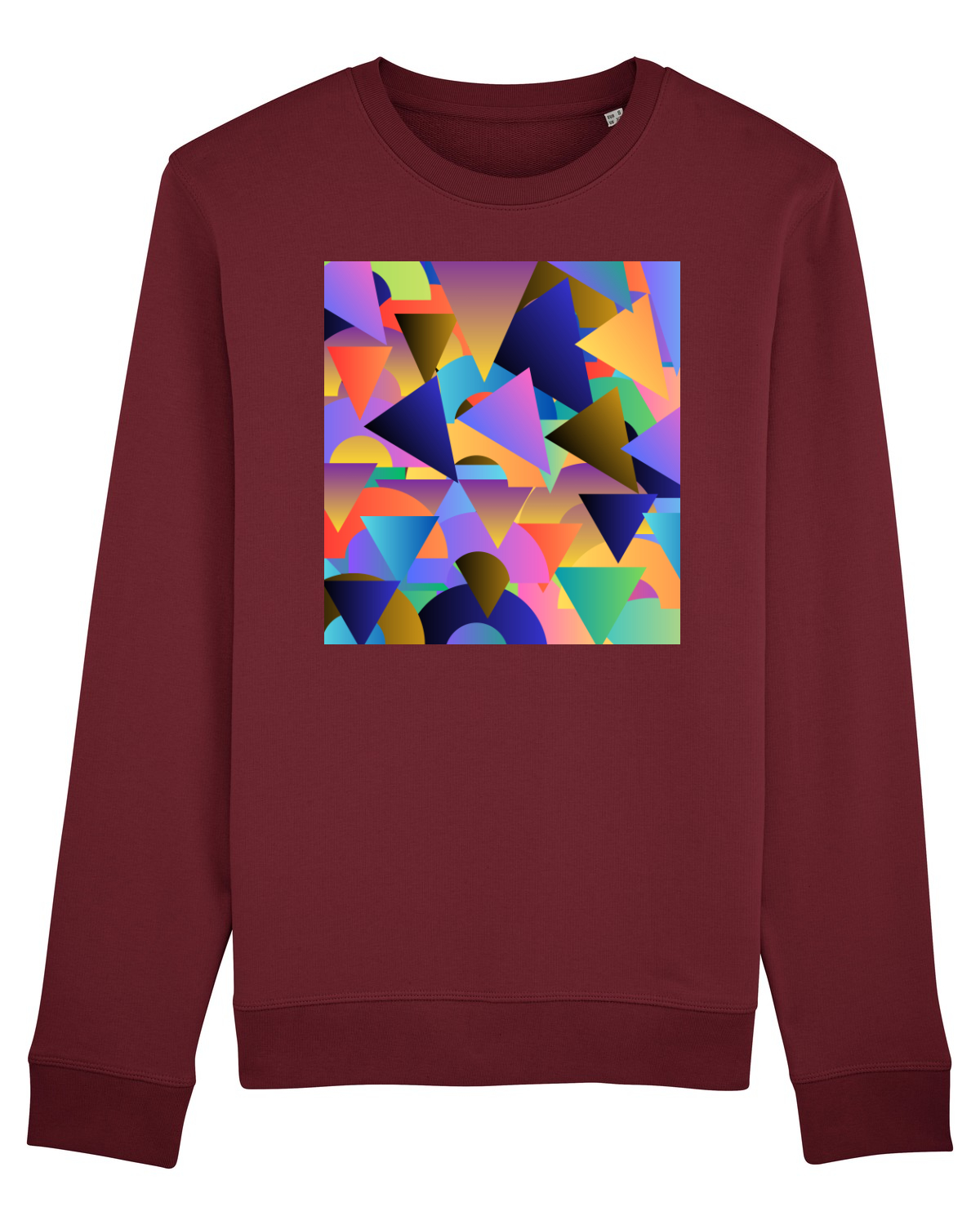 Bluză mânecă lungă Unisex Rise Burgundy