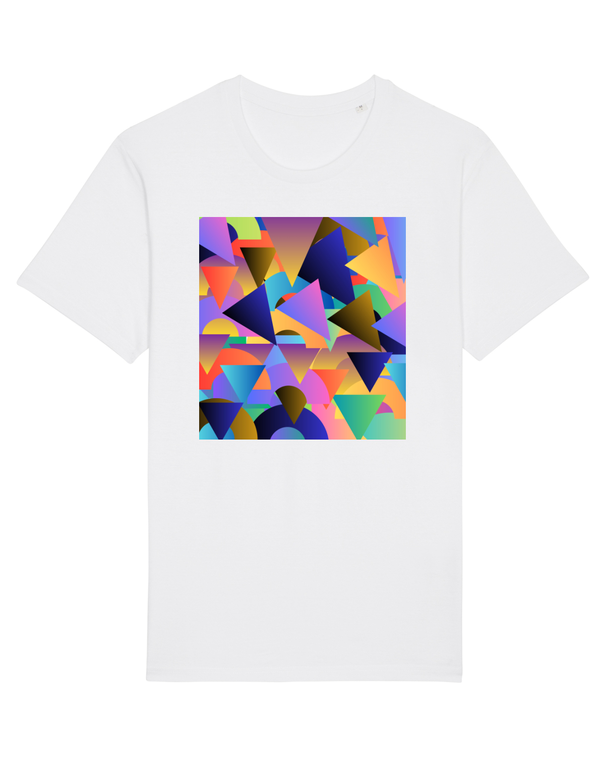 Tricou mânecă scurtă Unisex Rocker White
