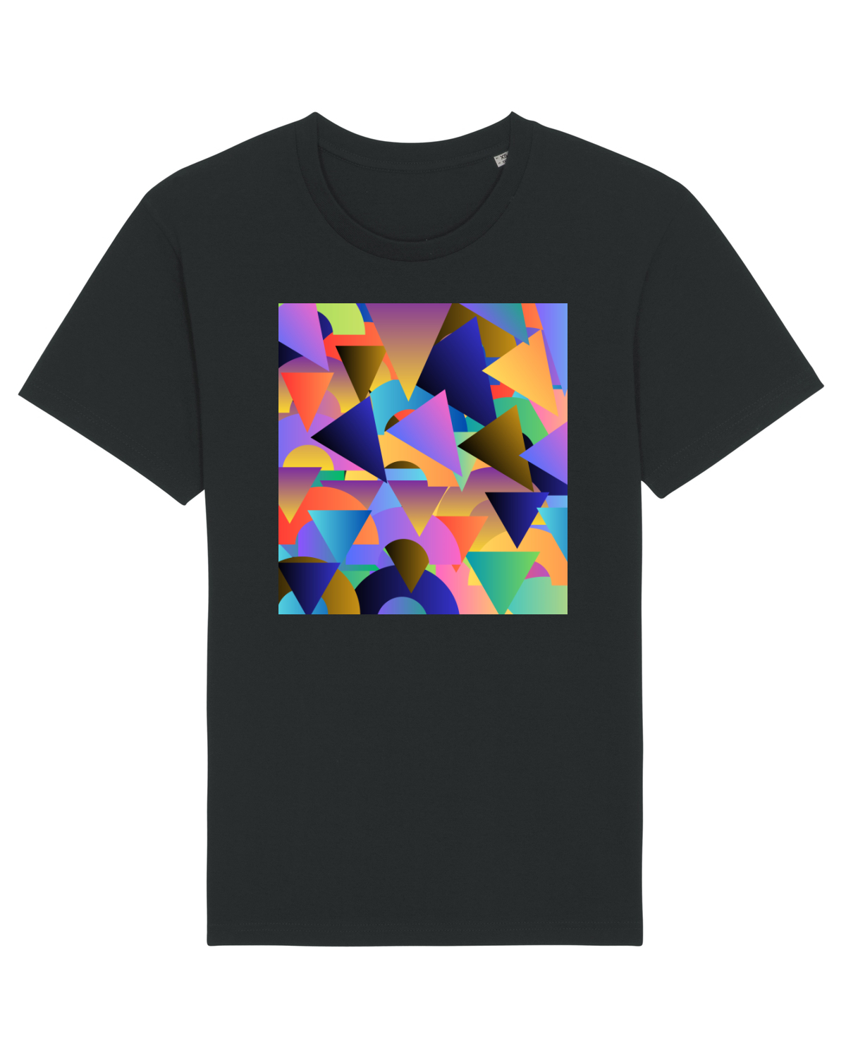 Tricou mânecă scurtă Unisex Rocker Black