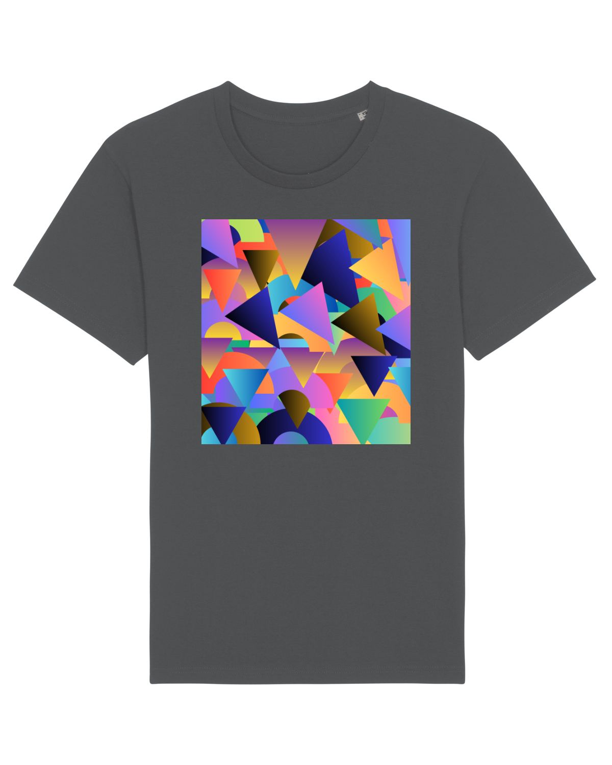 Tricou mânecă scurtă Unisex Rocker Anthracite
