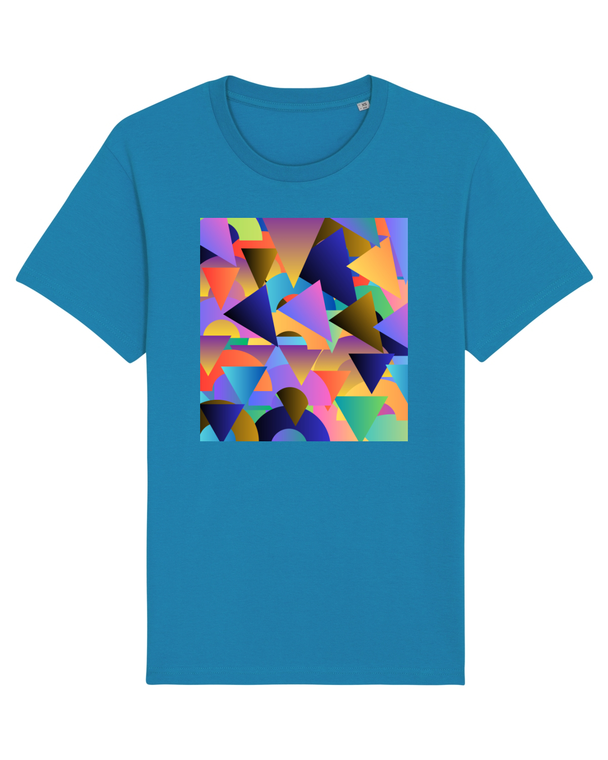 Tricou mânecă scurtă Unisex Rocker Azur