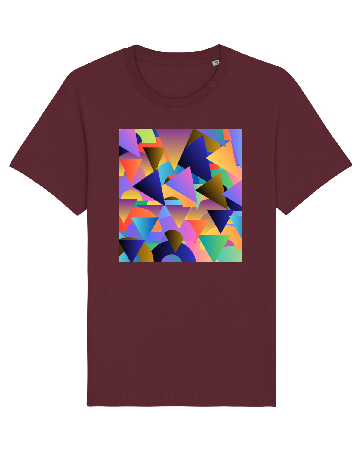 Tricou mânecă scurtă Unisex Rocker Burgundy