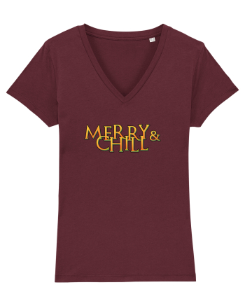 Merry & chill  Burgundy
